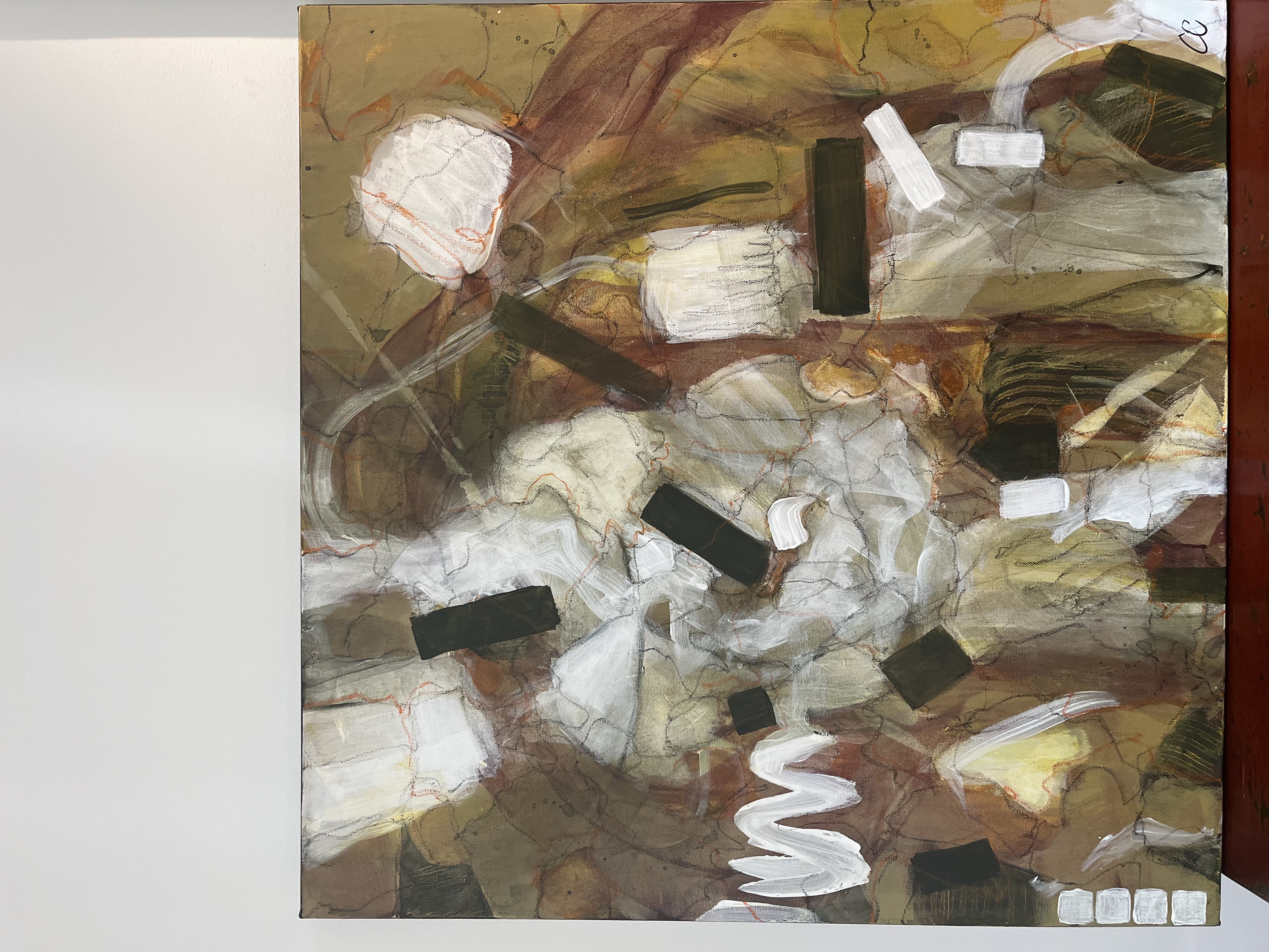 Sediment - abstract painting